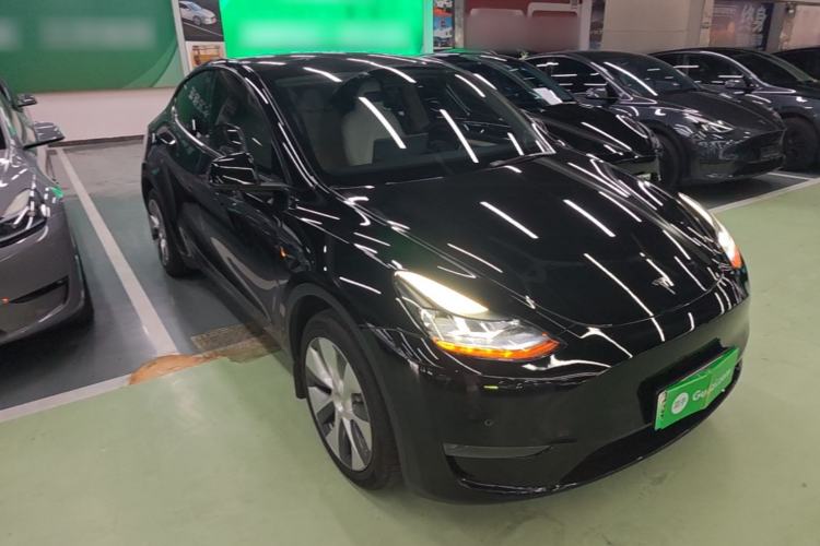 Used Tesla Model Y 2022 Revised Version Long-Range All-Wheel Drive Front Right 45 Deg