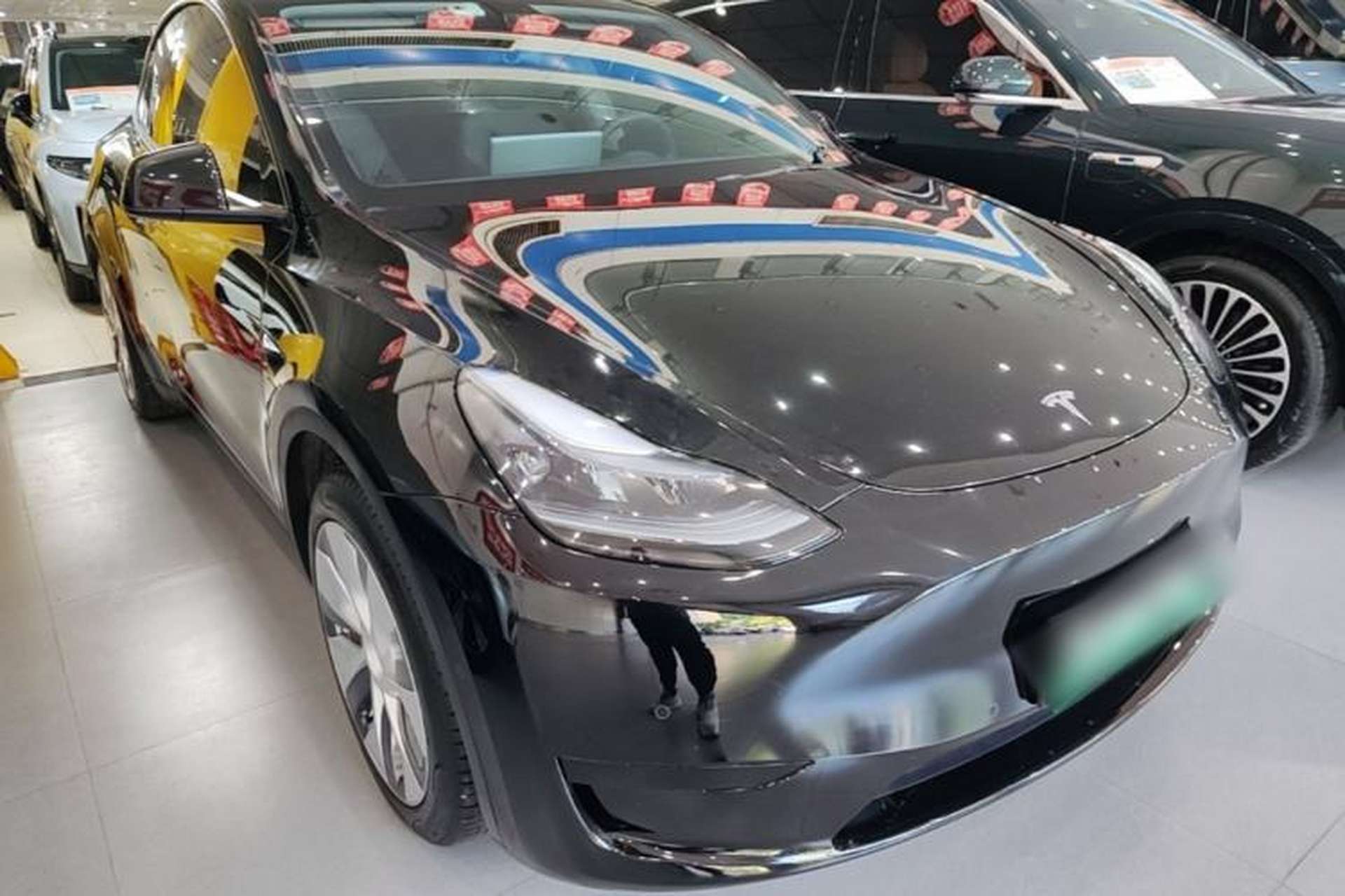 Used Tesla Model Y 2022 Revised Version Rear-Wheel Drive Front Right 45 Deg