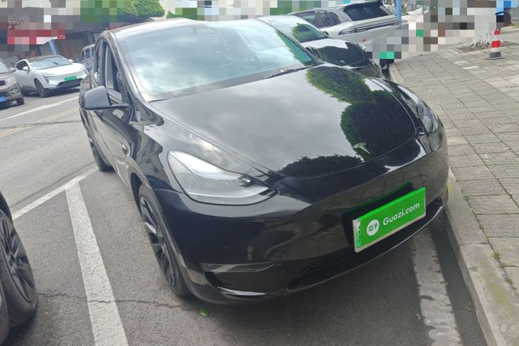 Used Tesla Model Y 2022 Revised Version Long-Range All-Wheel Drive Front Right 45 Deg