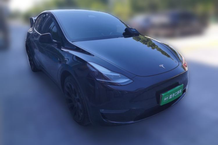 Used Tesla Model Y 2022 Revised Version Long-Range All-Wheel Drive Front Right 45 Deg