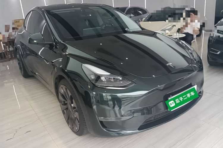 Used Tesla Model Y 2022 Performance High-Performance All-Wheel-Drive Version Front Right 45 Deg