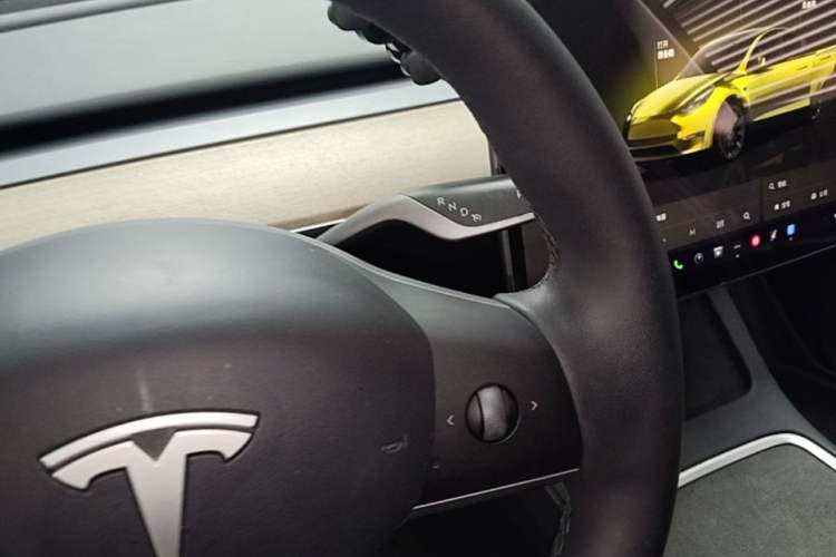 Used Tesla Model Y 2022 Revised Version Rear-Wheel Drive Gear Lever