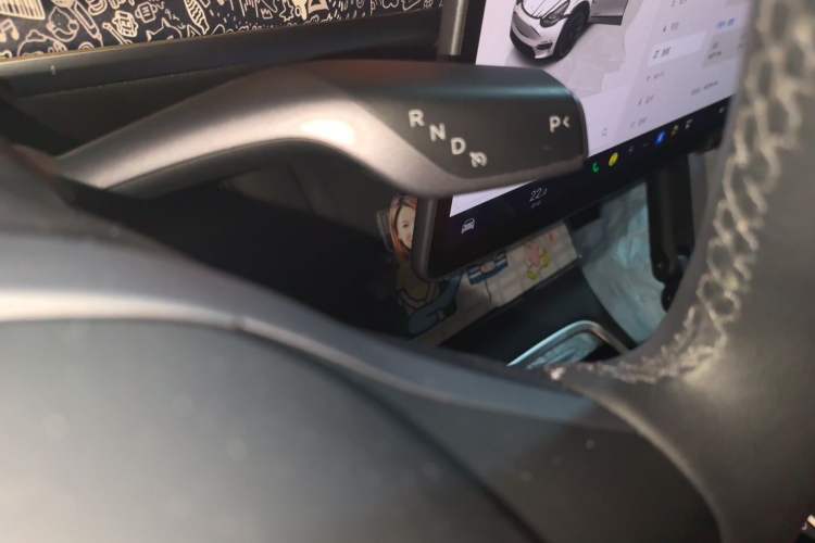 Used Tesla Model Y 2022 Revised Version Rear-Wheel Drive Gear Lever