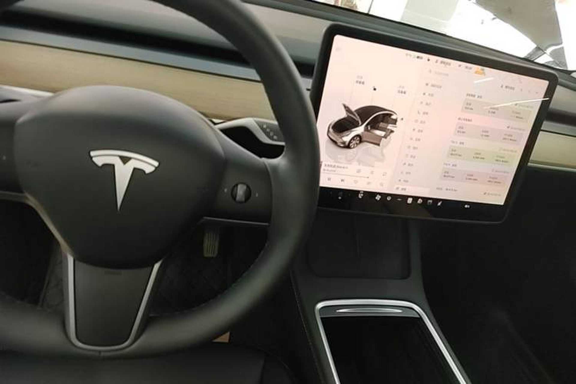 Used Tesla Model Y 2022 Revised Version Rear-Wheel Drive Gear Lever