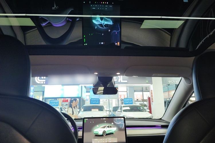Used Tesla Model Y 2022 Rear-Wheel-Drive Version Headliner