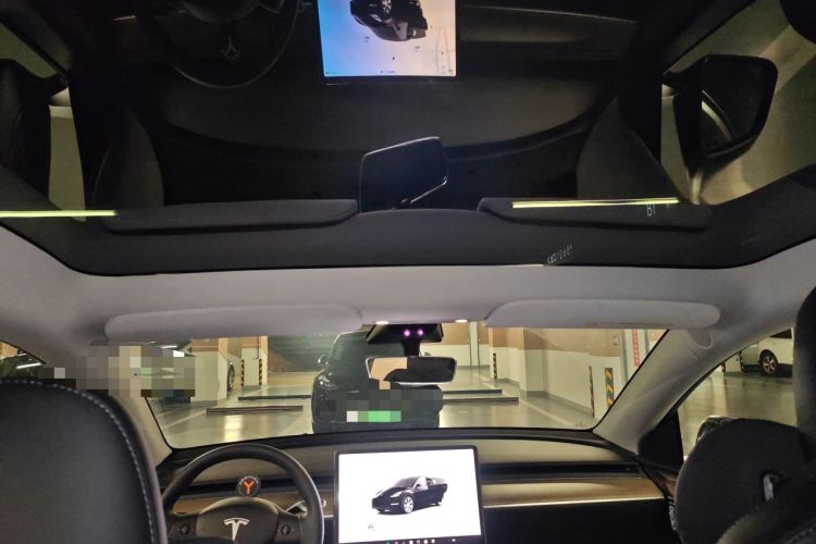 Used Tesla Model Y 2022 Revised Version Long-Range All-Wheel Drive Headliner