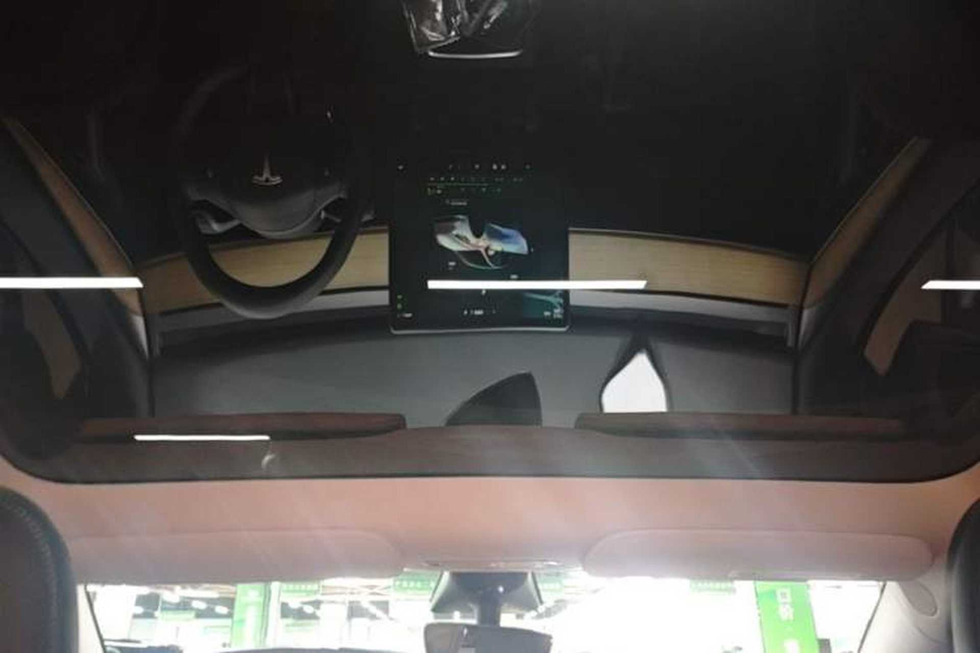 Used Tesla Model Y 2022 Revised Version Long-Range All-Wheel Drive Headliner