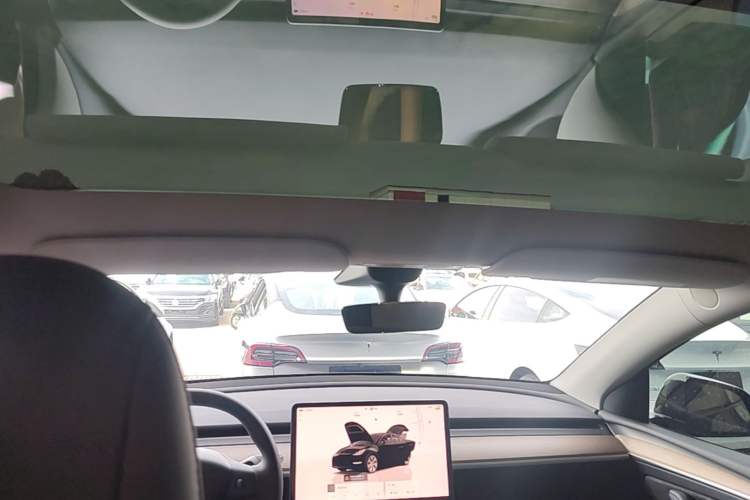 Used Tesla Model Y 2022 Long-Range All-Wheel-Drive Version Headliner