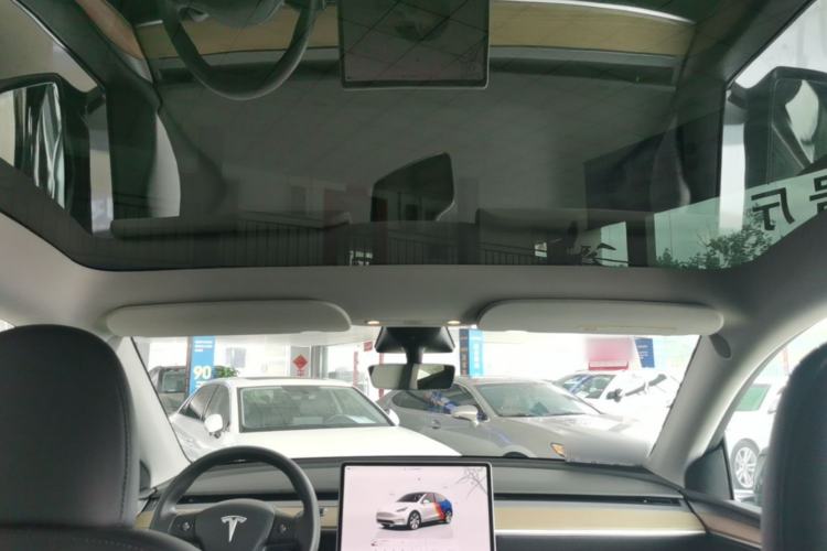 Used Tesla Model Y 2022 Revised Version Long-Range All-Wheel Drive Headliner