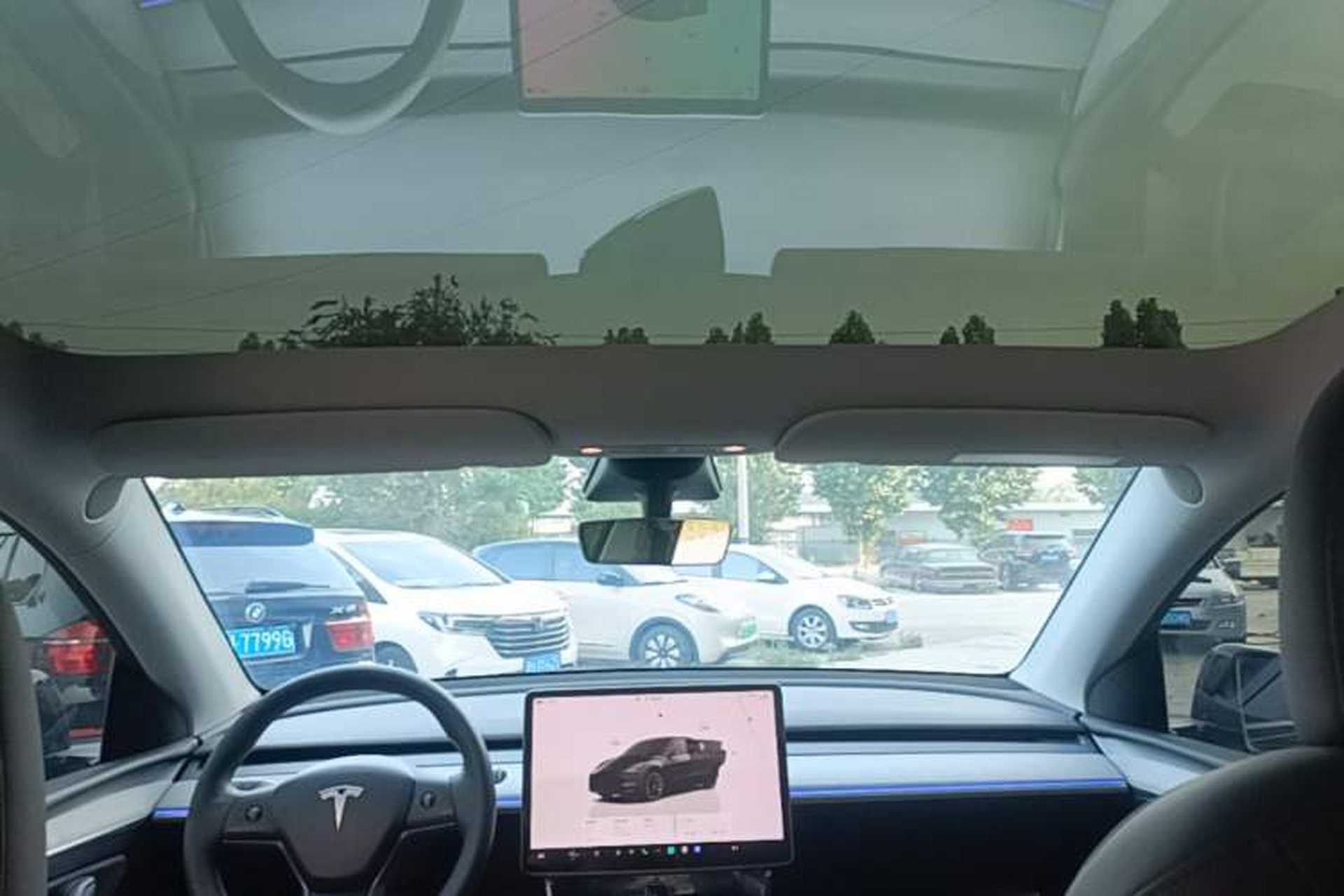 Used Tesla Model Y 2022 Revised Version Rear-Wheel Drive Headliner