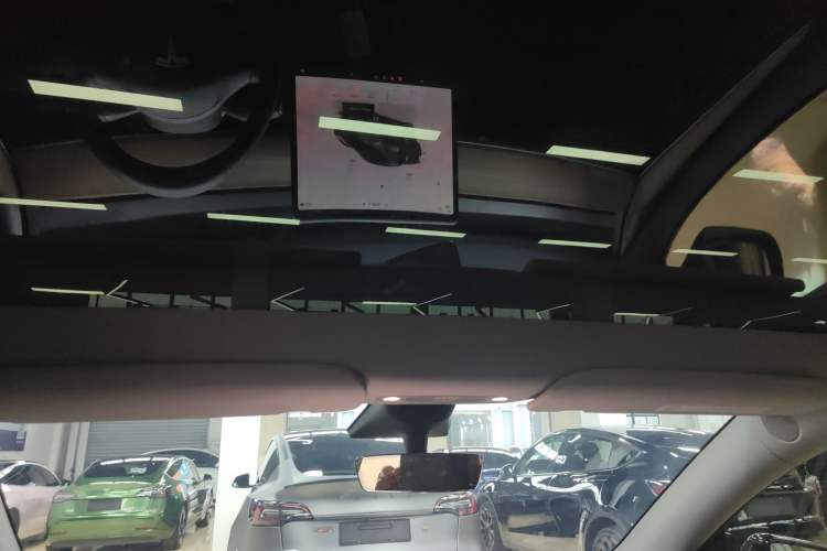 Used Tesla Model Y 2022 Revised Version Long-Range All-Wheel Drive Headliner