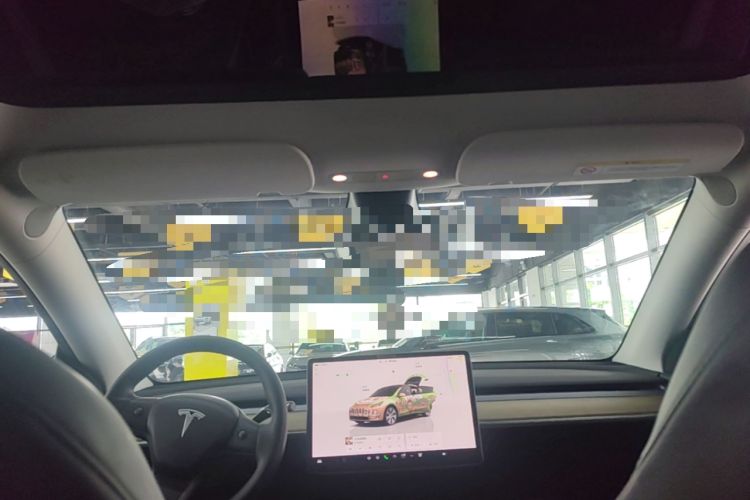 Used Tesla Model Y 2022 Rear-Wheel-Drive Version Headliner