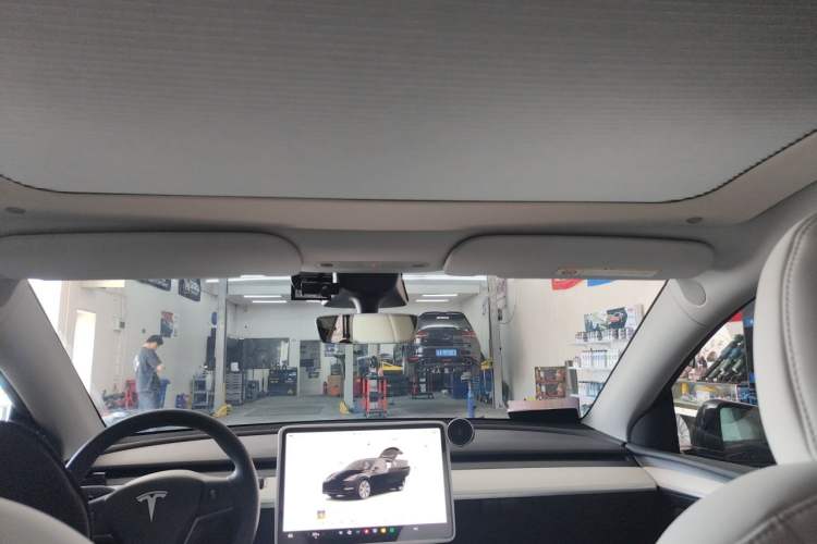Used Tesla Model Y 2022 Performance High-Performance All-Wheel-Drive Version Headliner
