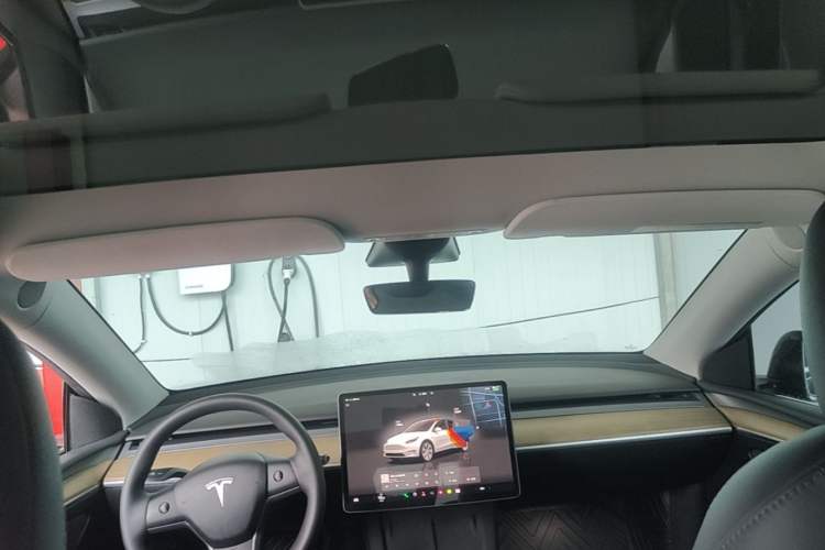 Used Tesla Model Y 2022 Revised Version Rear-Wheel Drive Headliner