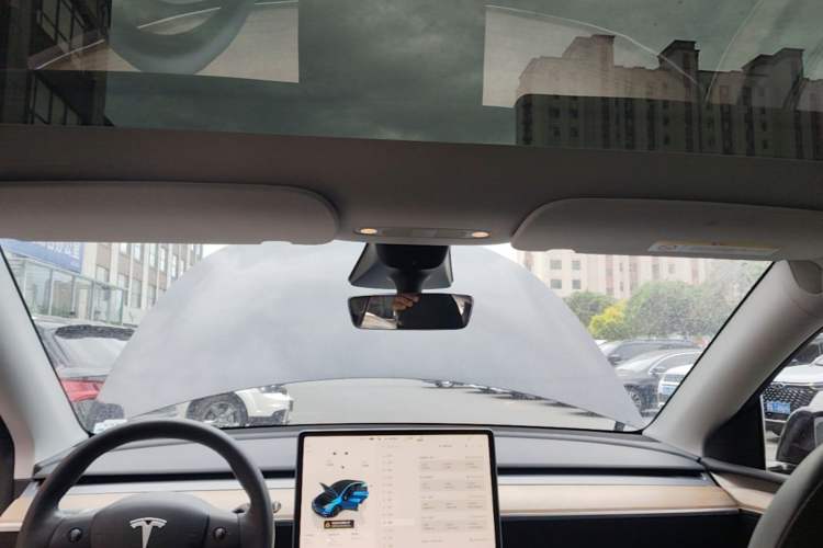 Used Tesla Model Y 2022 Long-Range All-Wheel-Drive Version Headliner