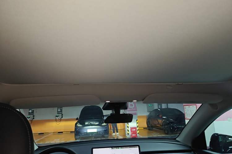 Used Tesla Model Y 2022 Revised Version Rear-Wheel Drive Headliner