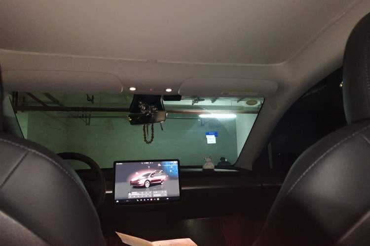 Used Tesla Model Y 2022 Rear-Wheel-Drive Version Headliner