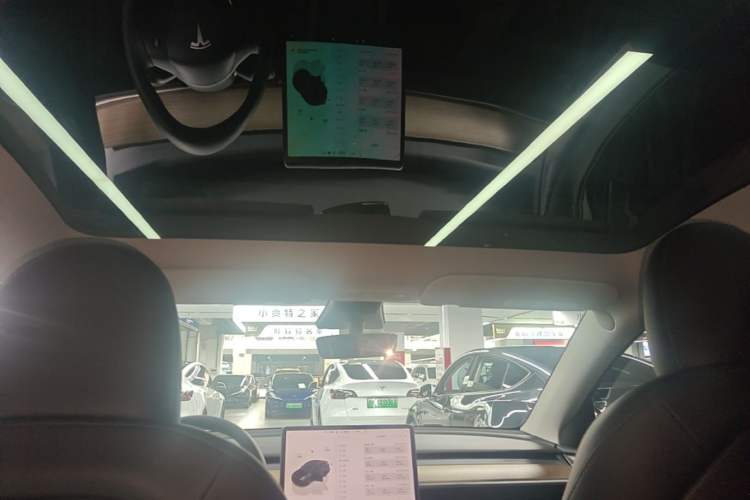 Used Tesla Model Y 2022 Revised Version Long-Range All-Wheel Drive Headliner