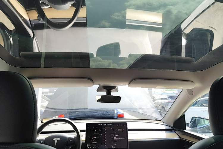 Used Tesla Model Y 2022 Long-Range All-Wheel-Drive Version Headliner