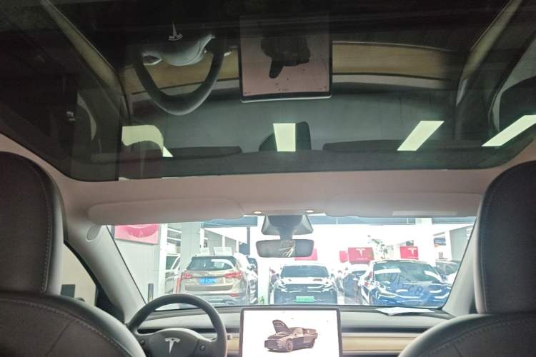 Used Tesla Model Y 2022 Rear-Wheel-Drive Version Headliner