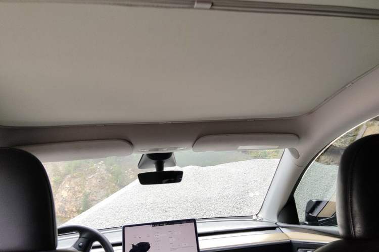 Used Tesla Model Y 2022 Revised Version Long-Range All-Wheel Drive Headliner