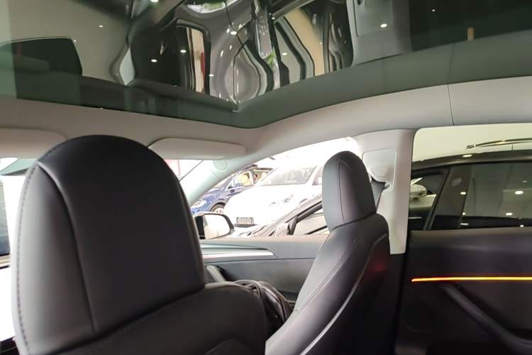 Used Tesla Model Y 2022 Long-Range All-Wheel-Drive Version Headliner