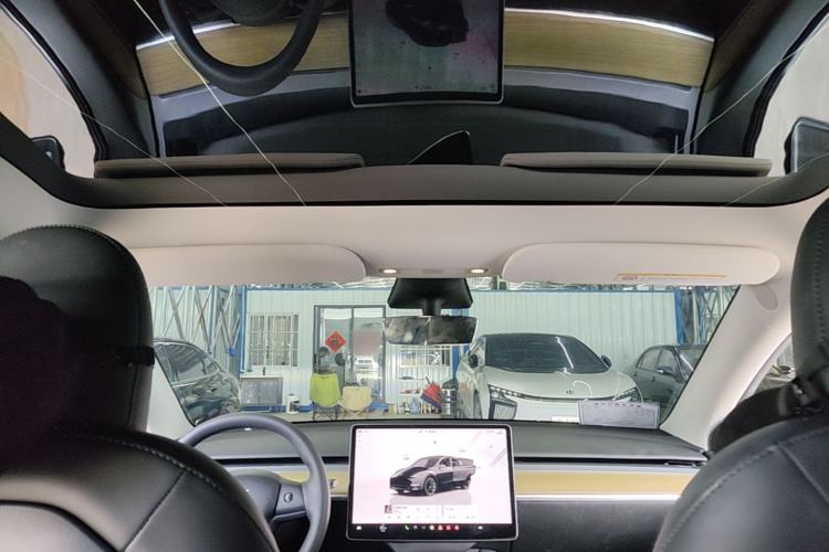 Used Tesla Model Y 2022 Revised Version Long-Range All-Wheel Drive Headliner