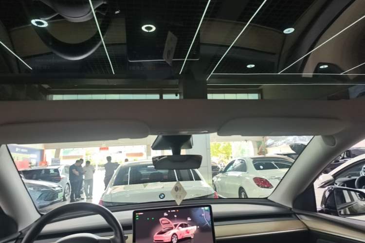 Used Tesla Model Y 2022 Revised Version Long-Range All-Wheel Drive Headliner