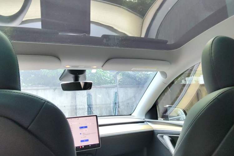 Used Tesla Model Y 2022 Revised Version Rear-Wheel Drive Headliner