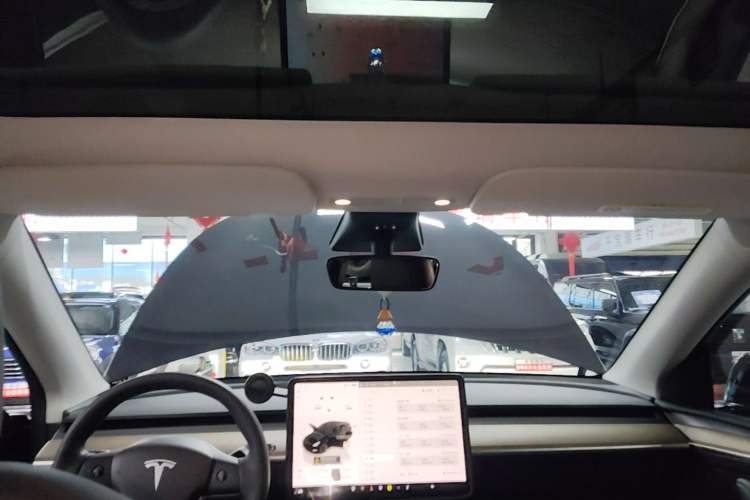 Used Tesla Model Y 2022 Revised Version Long-Range All-Wheel Drive Headliner