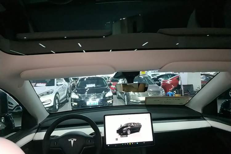 Used Tesla Model Y 2022 Rear-Wheel-Drive Version Headliner
