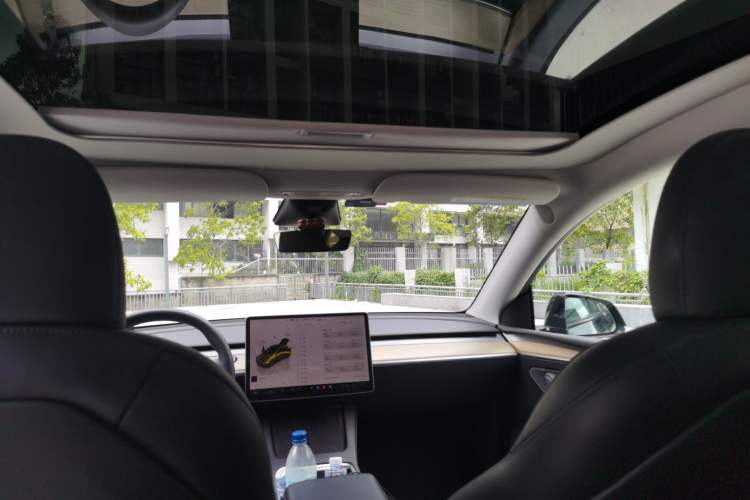 Used Tesla Model Y 2022 Revised Version Long-Range All-Wheel Drive Headliner