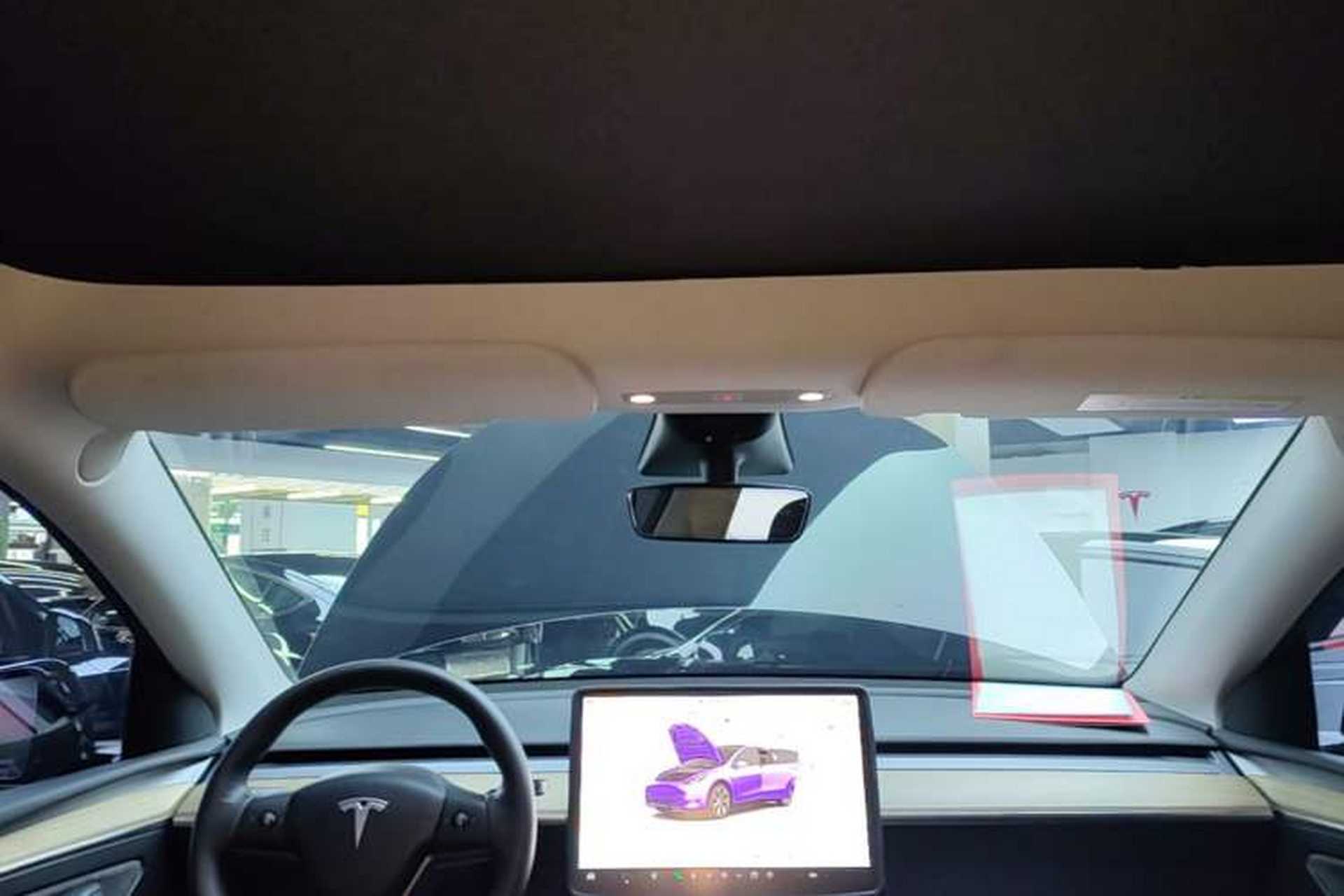 Used Tesla Model Y 2022 Revised Version Rear-Wheel Drive Headliner