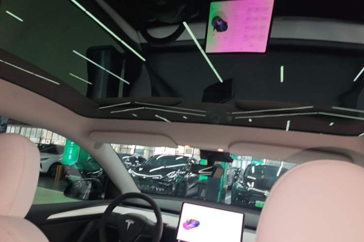 Used Tesla Model Y 2022 Revised Version Long-Range All-Wheel Drive Headliner