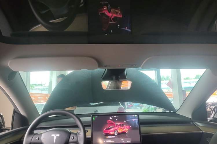 Used Tesla Model Y 2022 Revised Version Rear-Wheel Drive Headliner