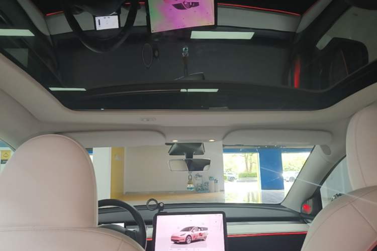 Used Tesla Model Y 2022 Revised Version Rear-Wheel Drive Headliner