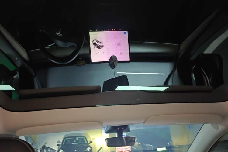 Used Tesla Model Y 2022 Revised Version Rear-Wheel Drive Headliner