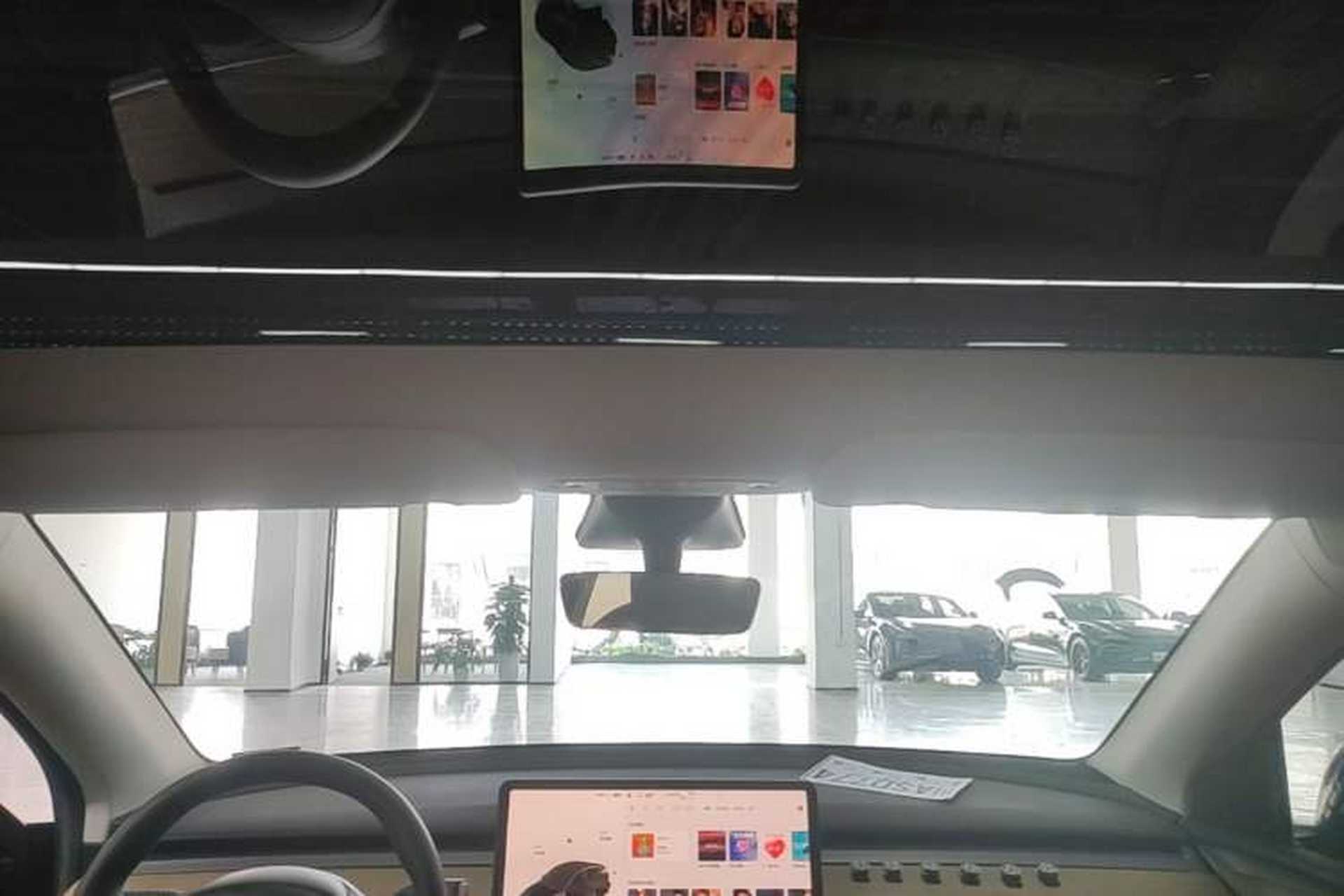 Used Tesla Model Y 2022 Rear-Wheel-Drive Version Headliner