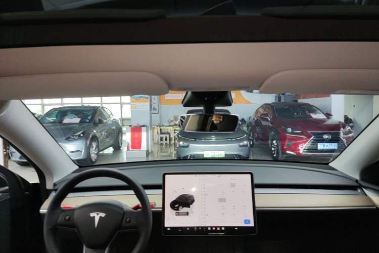 Used Tesla Model Y 2022 Revised Version Long-Range All-Wheel Drive Headliner