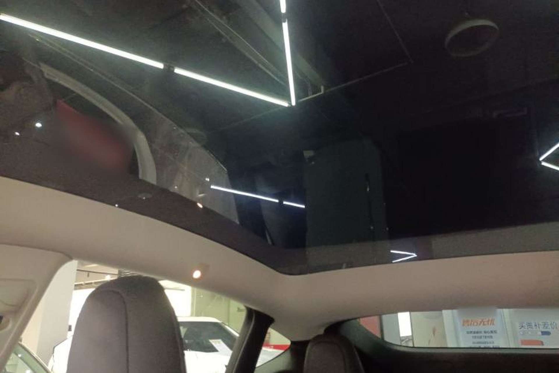 Used Tesla Model Y 2022 Revised Version Rear-Wheel Drive Headliner