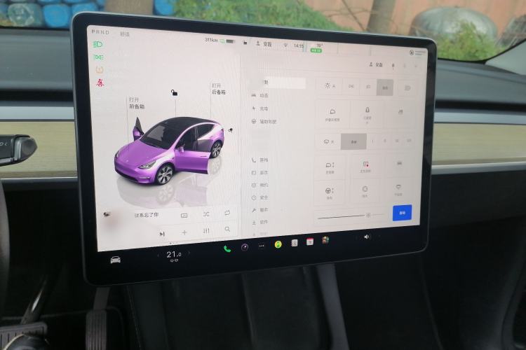 Used Tesla Model Y 2022 Revised Version Rear-Wheel Drive Instrument Cluster