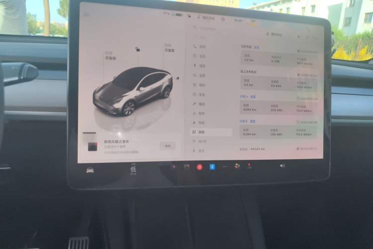 Used Tesla Model Y 2022 Long-Range All-Wheel-Drive Version Instrument Cluster