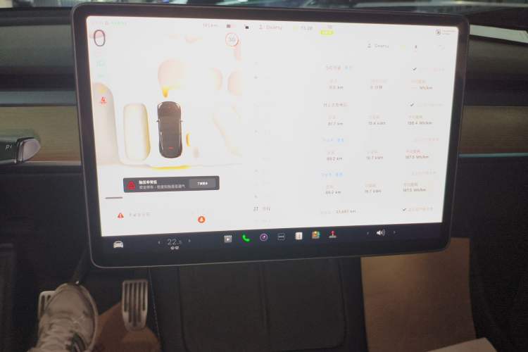 Used Tesla Model Y 2022 Revised Version Rear-Wheel Drive Instrument Cluster