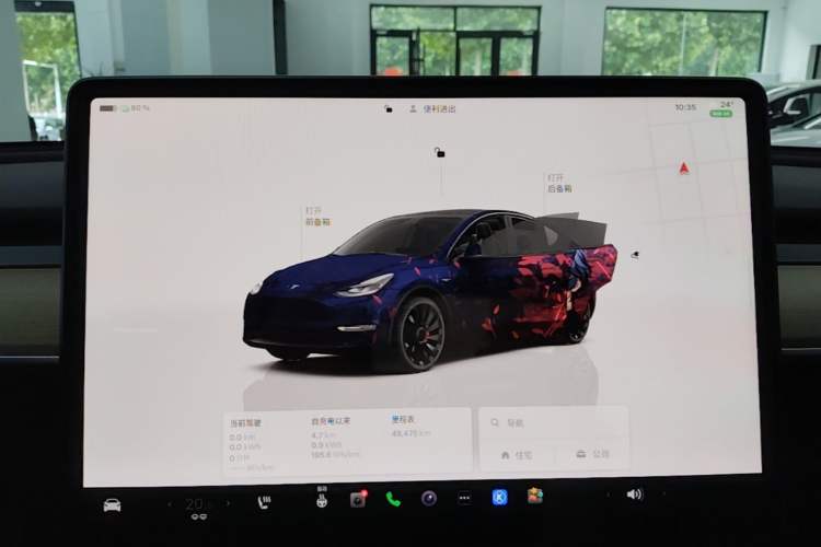 Used Tesla Model Y 2022 Performance High-Performance All-Wheel-Drive Version Instrument Cluster