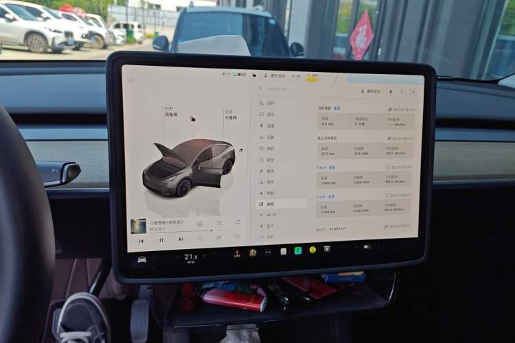 Used Tesla Model Y 2022 Revised Version Rear-Wheel Drive Instrument Cluster