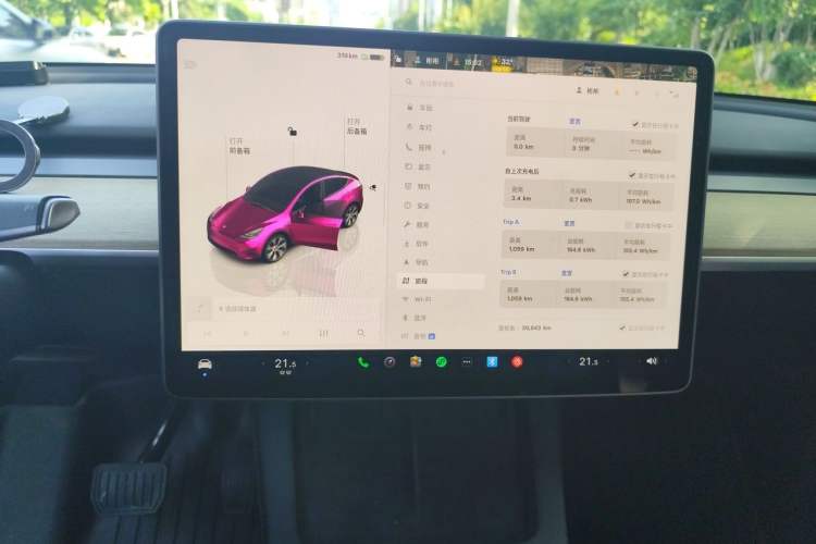 Used Tesla Model Y 2022 Revised Version Rear-Wheel Drive Instrument Cluster