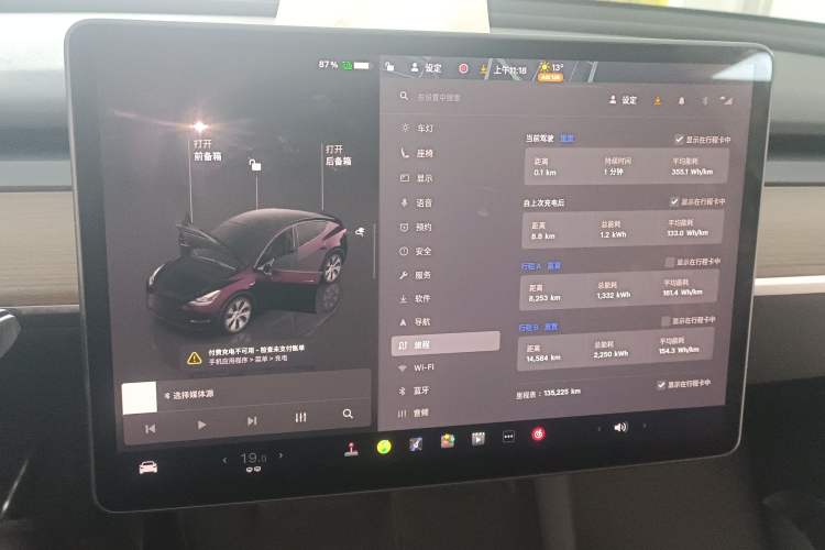 Used Tesla Model Y 2022 Revised Version Rear-Wheel Drive Instrument Cluster