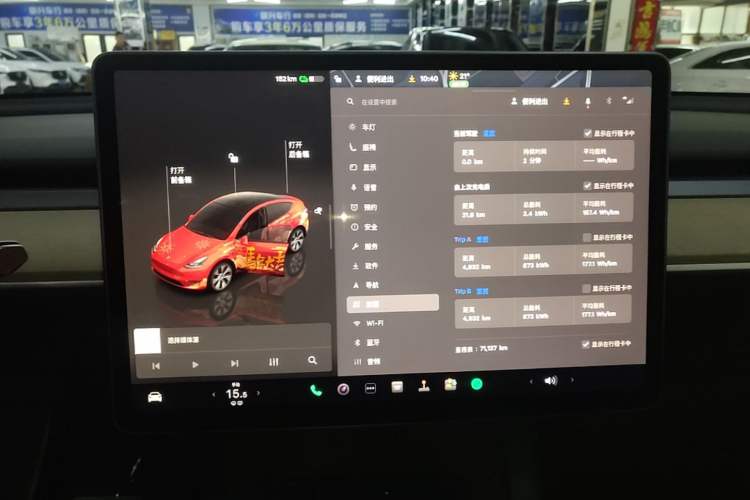 Used Tesla Model Y 2022 Revised Version Rear-Wheel Drive Instrument Cluster