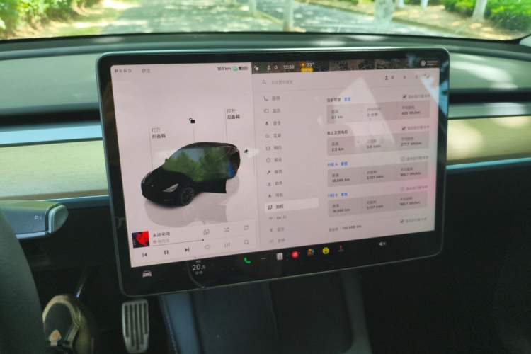 Used Tesla Model Y 2022 Long-Range All-Wheel-Drive Version Instrument Cluster