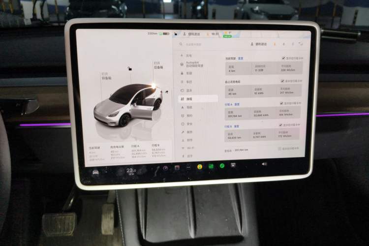 Used Tesla Model Y 2022 Long-Range All-Wheel-Drive Version Instrument Cluster
